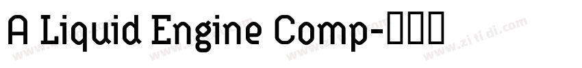 A Liquid Engine Comp字体转换